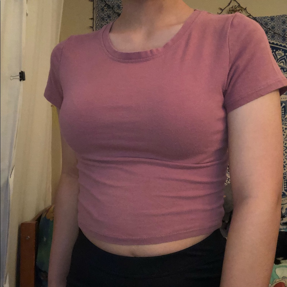 Pink Crop top